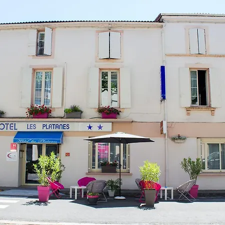 Hotel Contact Les Platanes Sur Lot Centre 2*